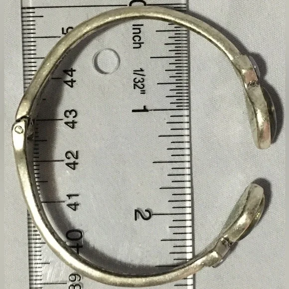 Lucky Brand Abalone Hinge Cuff Bracelet - preloved - Picture 11 of 11